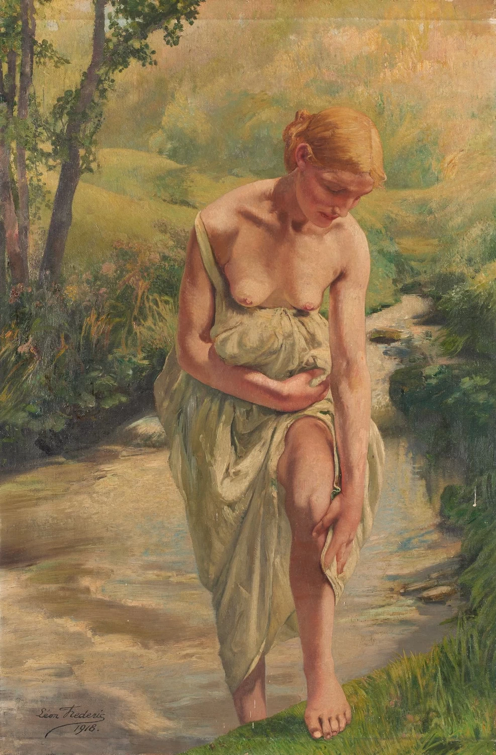 La bagnante